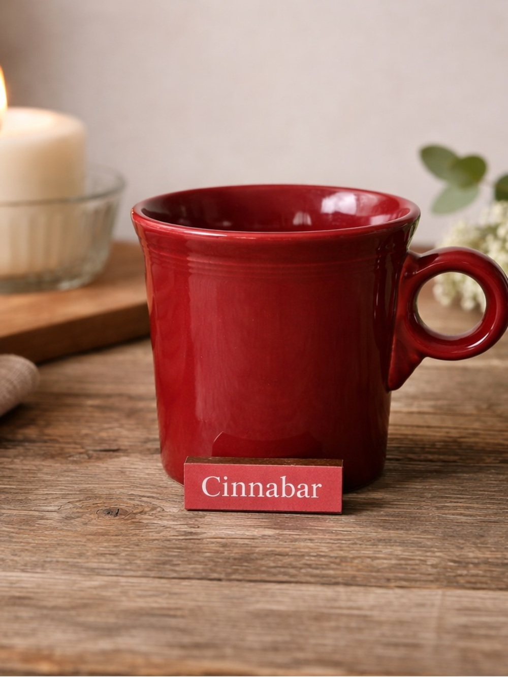 Fiestaware Cinnabar Ring Mug
